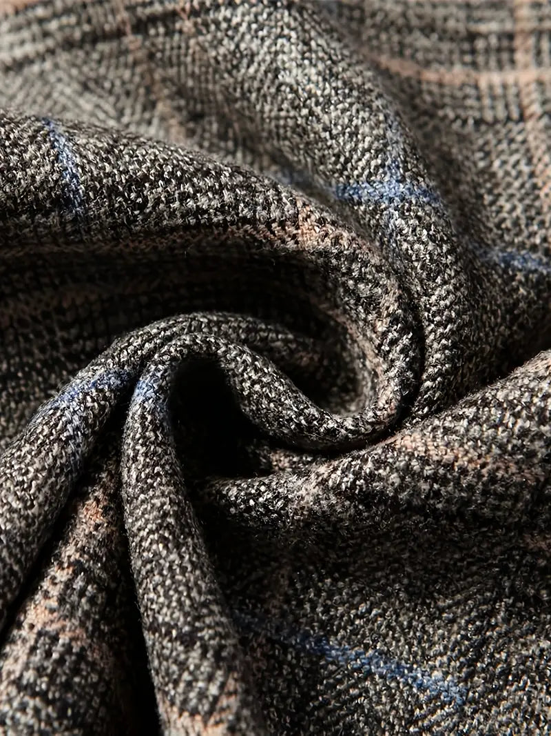 Men's Checked Blazer Jacket for Business and Smart Casual